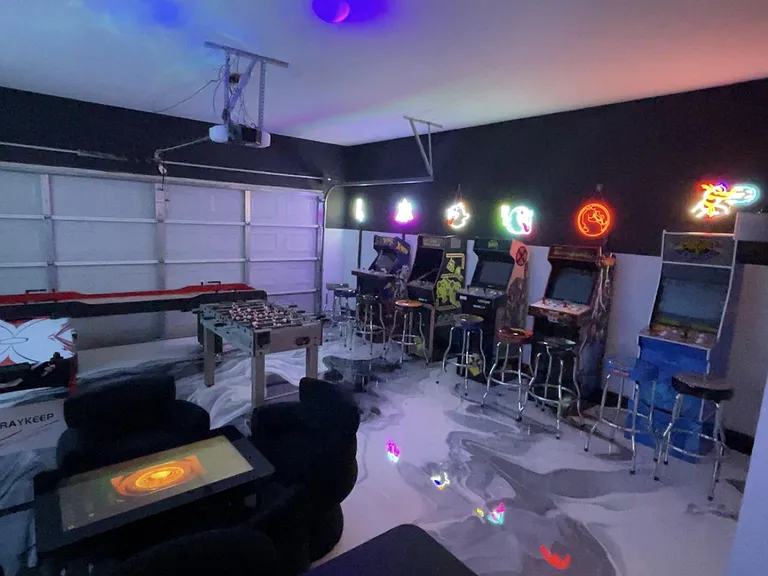 Game room front side view