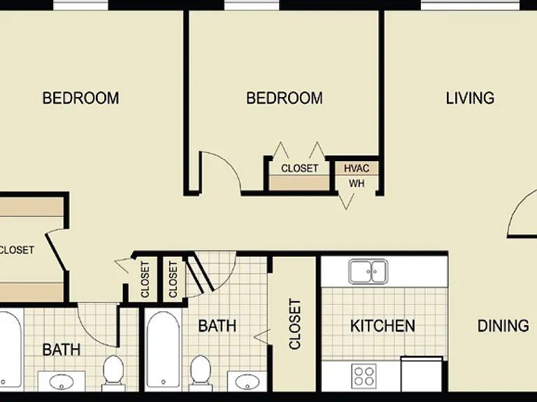Beason 2x2 Floorplan Beason 2x2 Floorplan