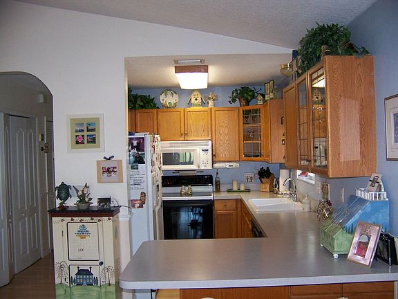 New tile counter tops not shown
