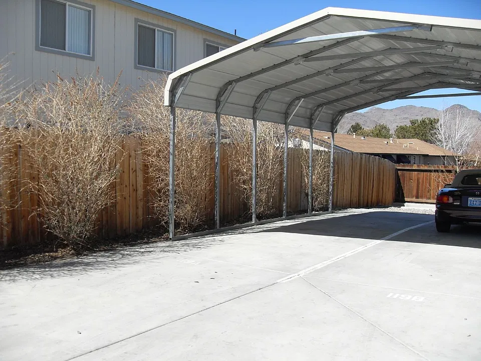 parking are behind building