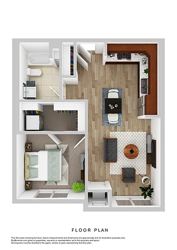 Floor plan 1 Bedroom