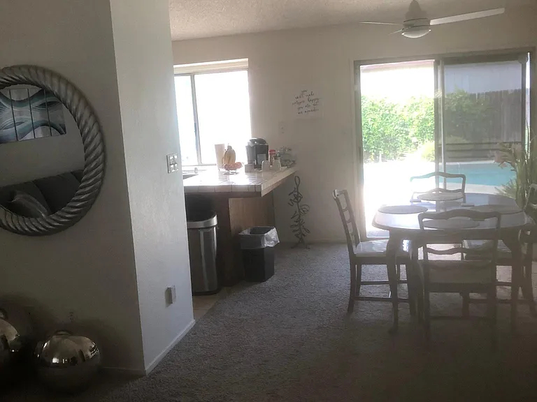 Walking in from front door