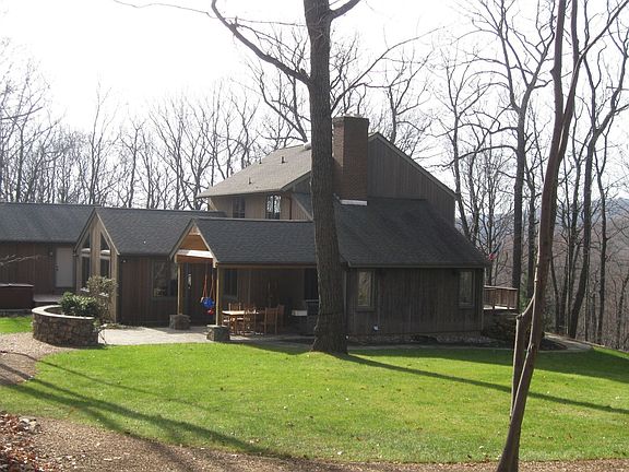 View of rear of house