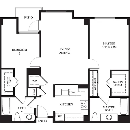 Floor plan Potrero
