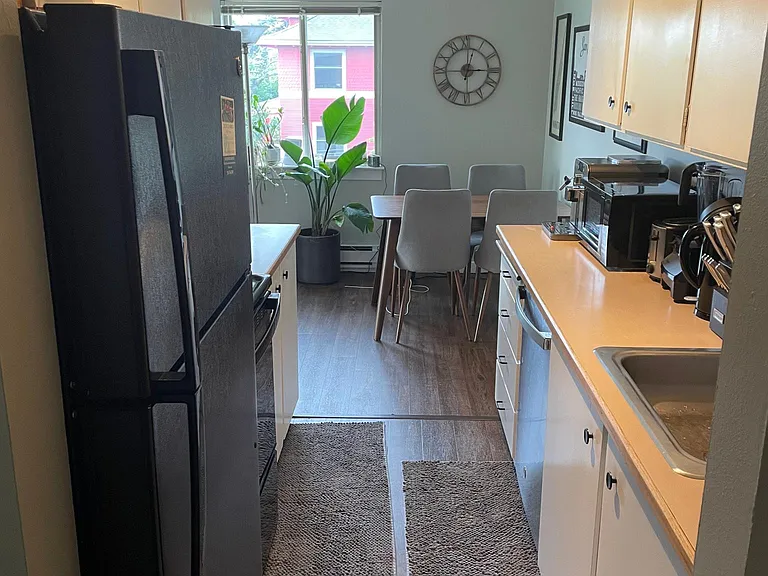Kitchen and dining area