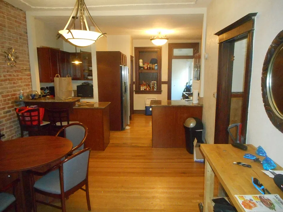 Looking from Foyer to Kitchen area and Mud Room