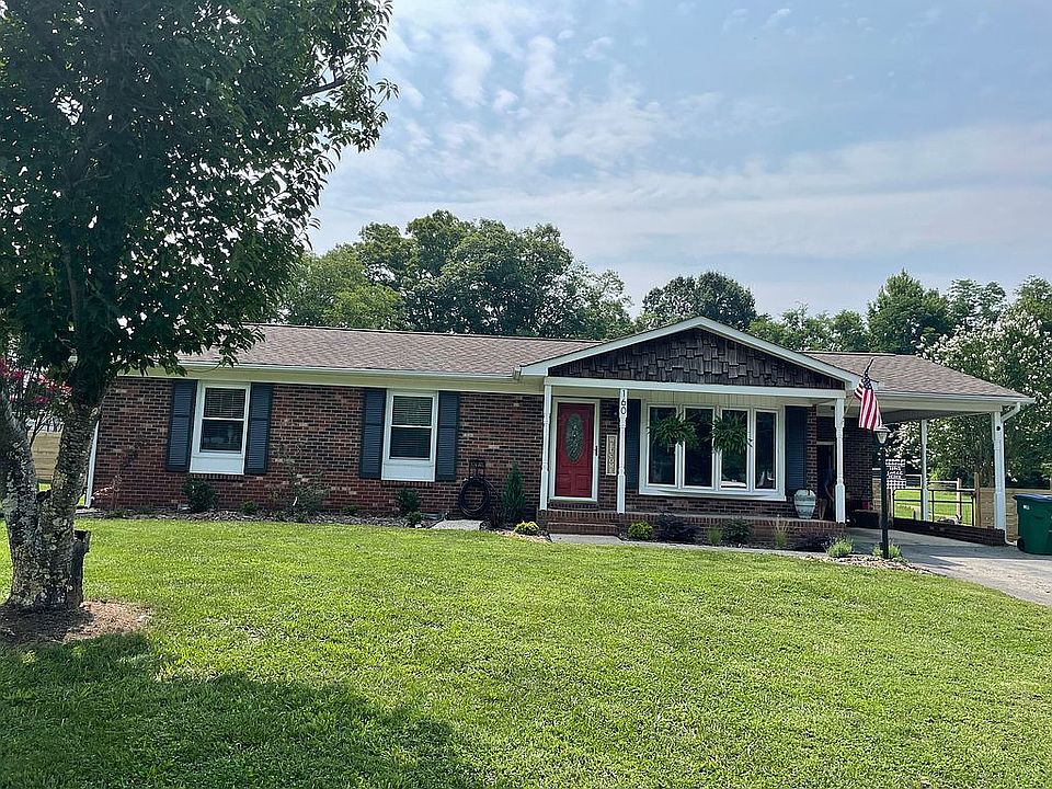 Front of home and carport