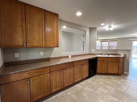 Open Kitchen with Large Cabinets!