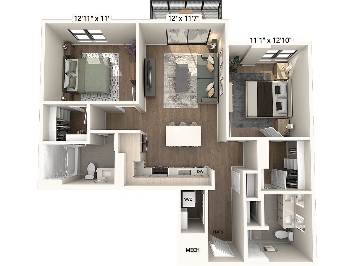 Floor plan B02-Scheme2