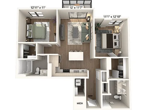 Floor plan B02-Scheme2