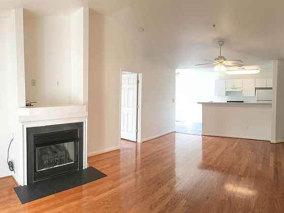 Living area has gas fireplace