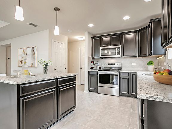 Spacious island kitchen with abundant cabinet space