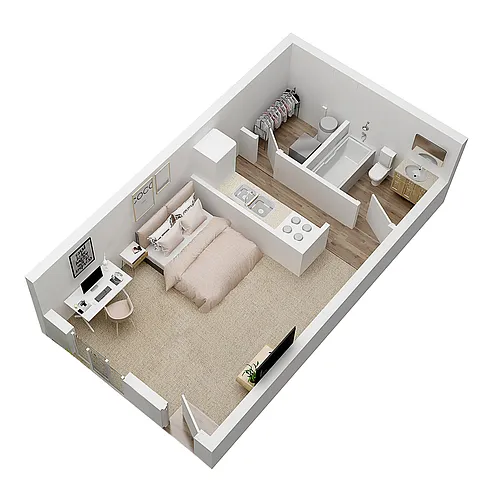 Floor plan Estereo Bay
