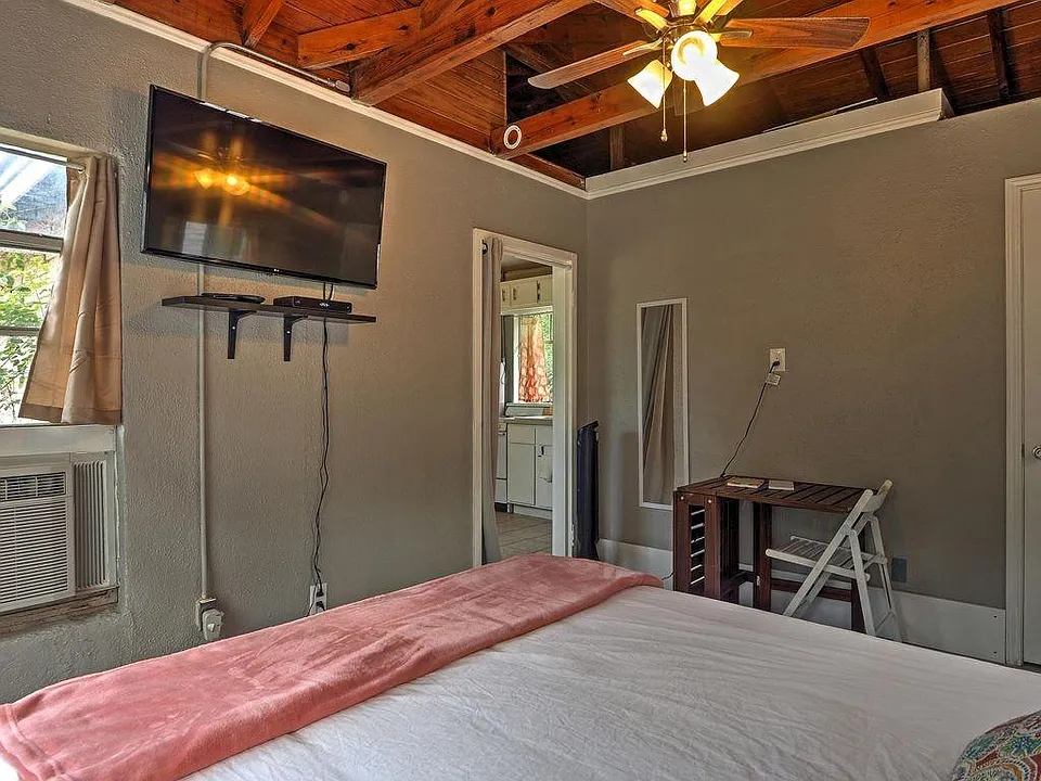 Bedroom with TV