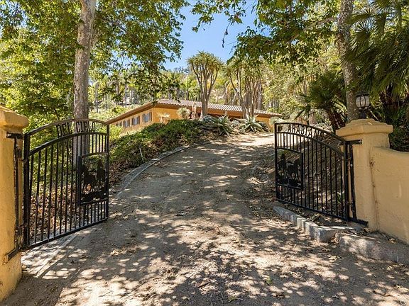 Gated entrance to house