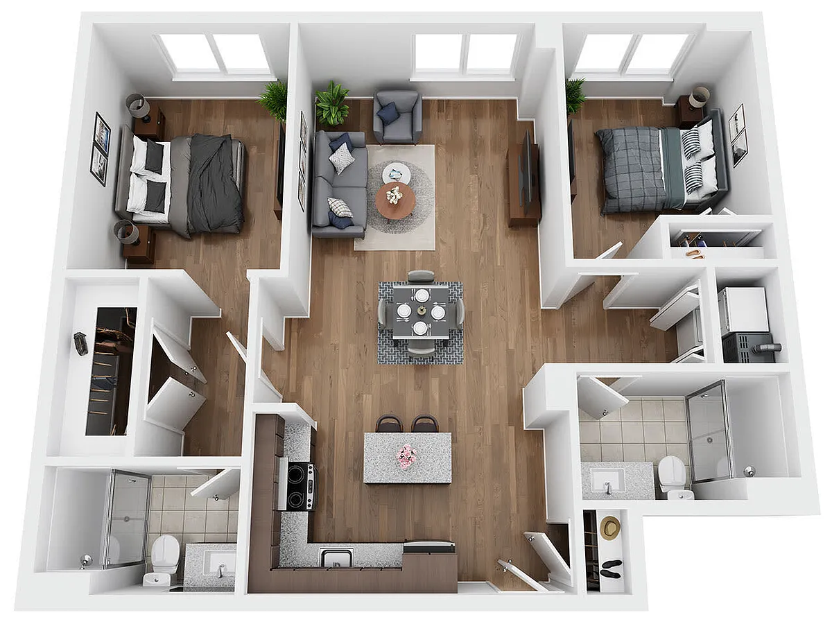 Floor plan B3