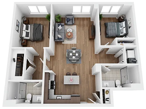 Floor plan B3