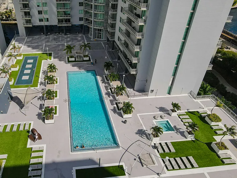 Massive pool and sundeck