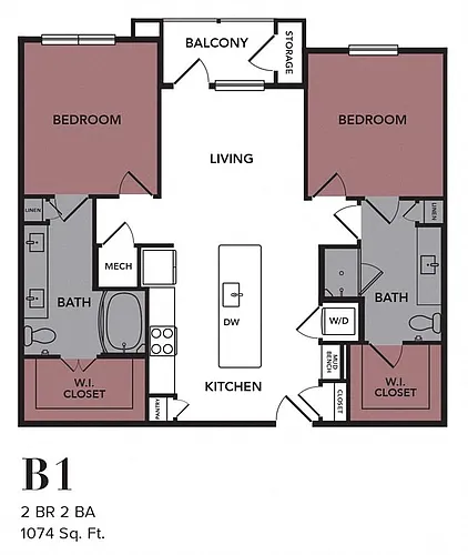 Floor plan B1