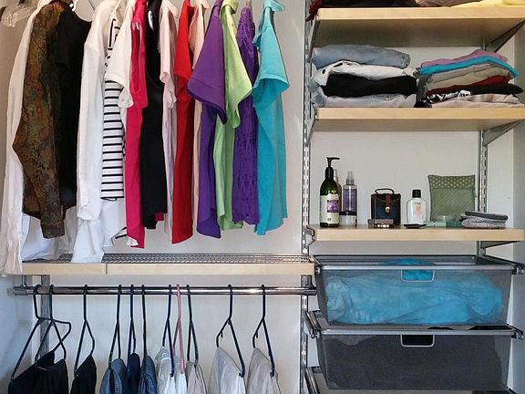 Master bedroom closet