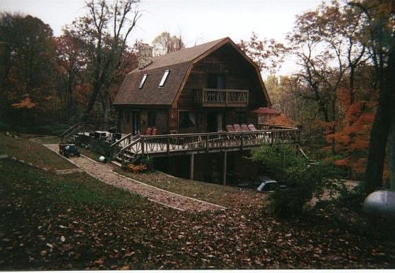 Main house from pergola