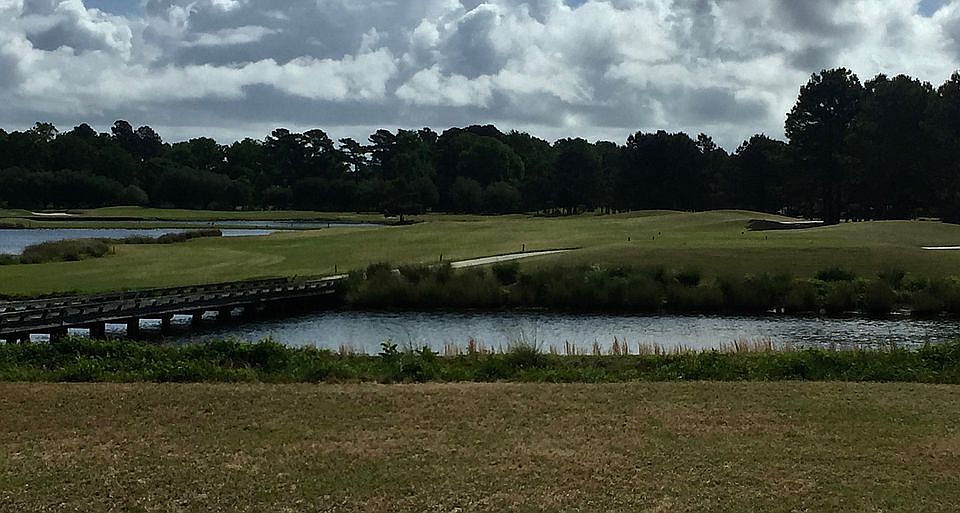 View east #9 golf hole.
