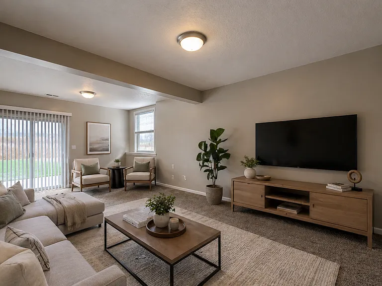 Recreation room - walkout basement