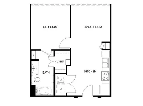 Floor plan A - I