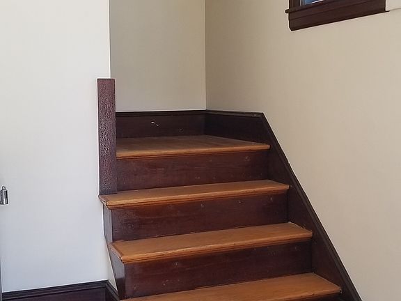 Stairs to apartment on 2nd floor