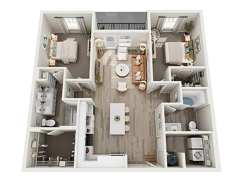 Floor plan B1C