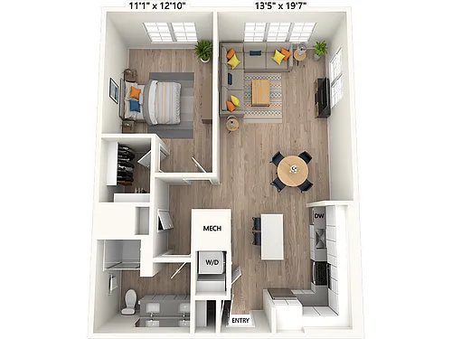 Floor plan AM19-Scheme II