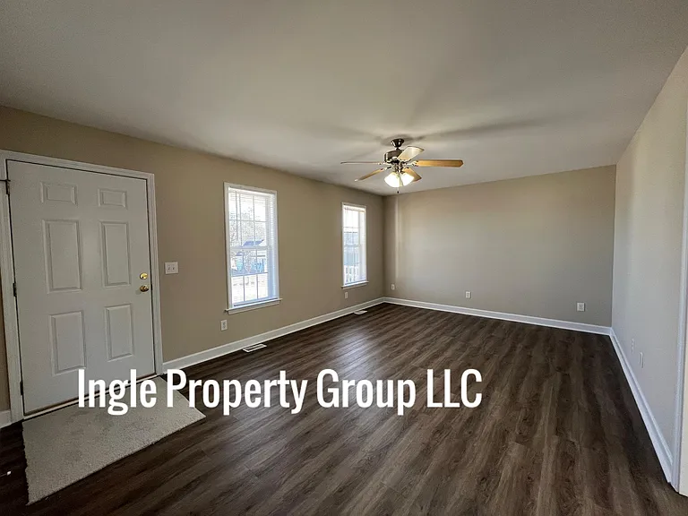 Family room, new LVP, freshly painted