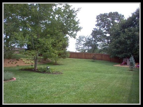 HUGE yard!