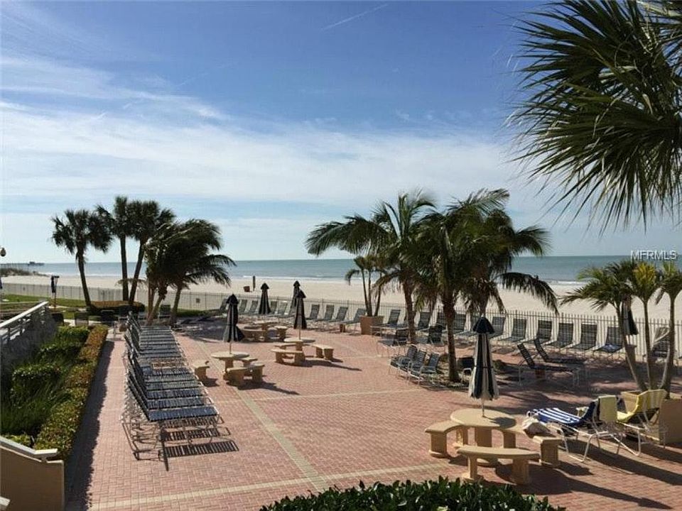 Pool deck on beach