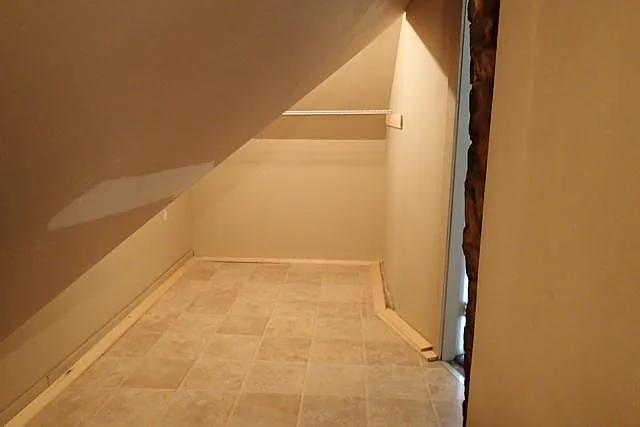 Large closet (spans length of bedroom and living room)