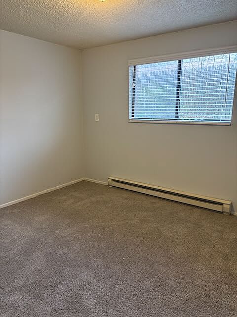 Electric baseboard heat.