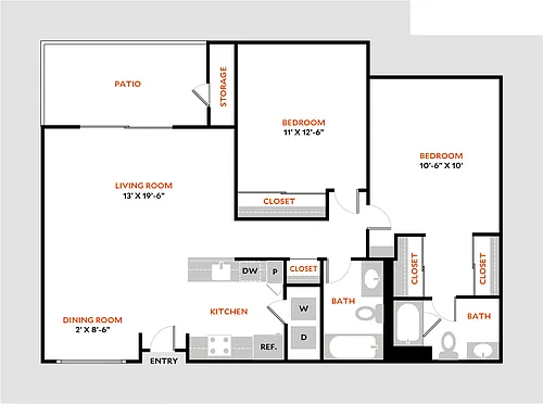 Floor plan Plan 2AR