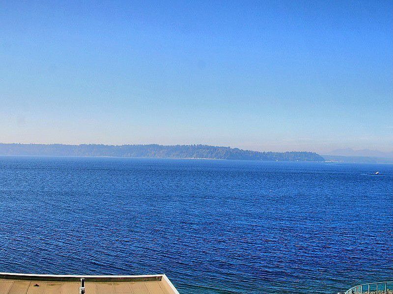 The view from you deck over to Vashon Island