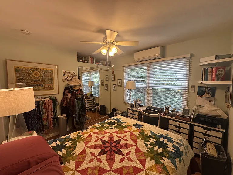 Bedroom w/Desk and Window