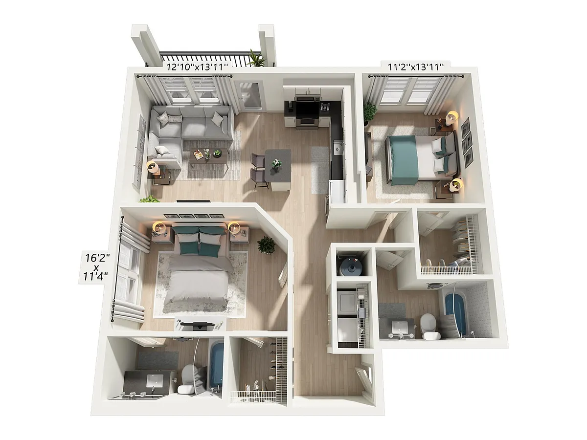 Floor plan B2