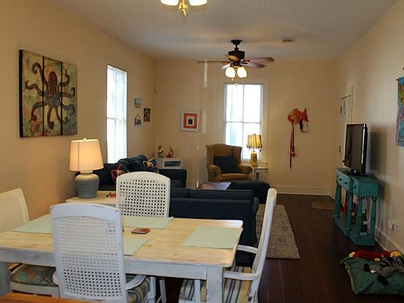 A view from the dining area.