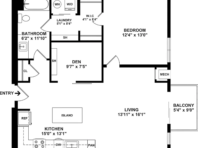 A8D Floor plan W Dimensions A8D Floor plan W Dimensions