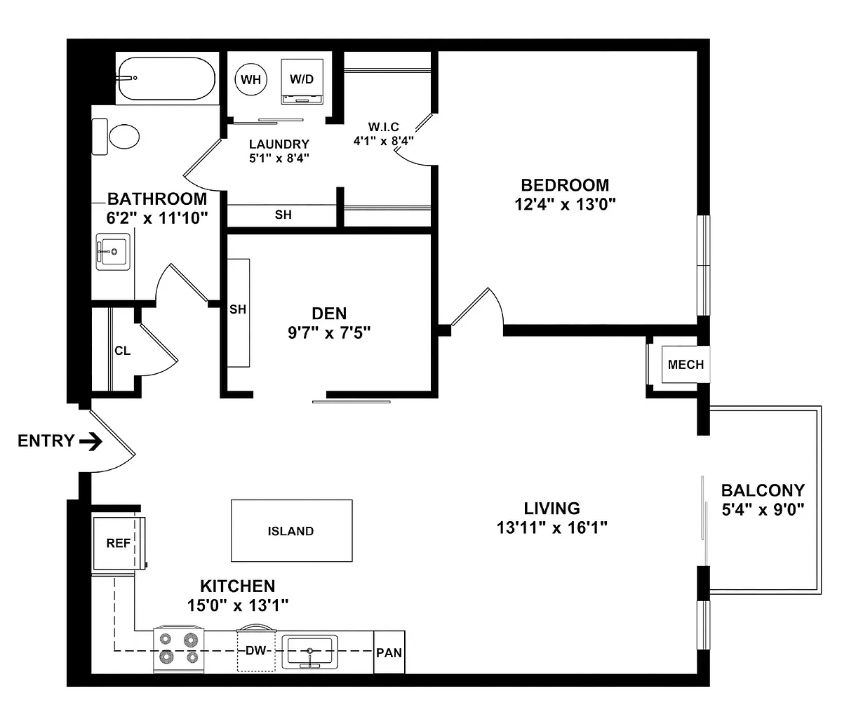 Floor plan A8D