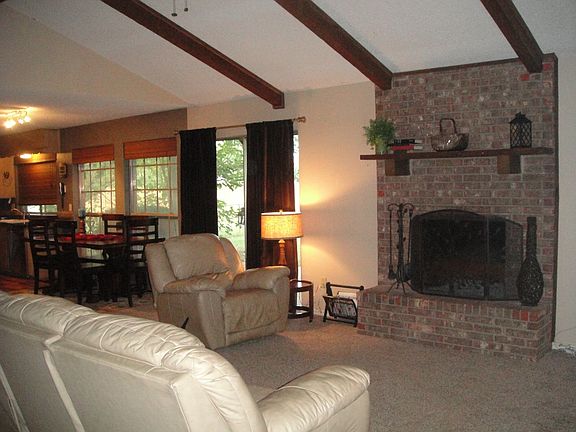 Wood Burning Fireplace