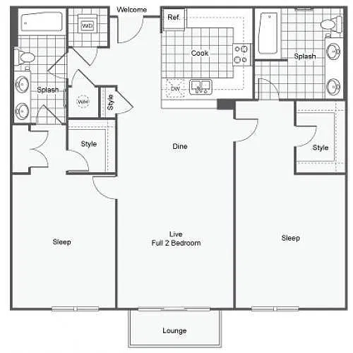 Floor plan The Forsyth IV
