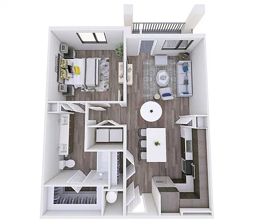 Floor plan 1B