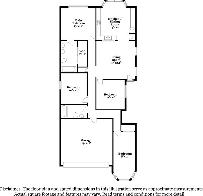4 bed, 2.0 bath, 1442 sqft, $2,070 — Photo 2