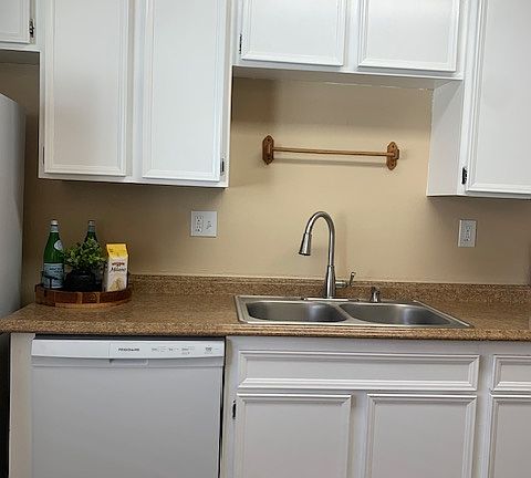 New dishwasher and updated faucet