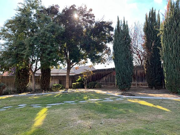 Spacious backyard