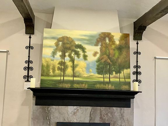Livingroom fireplace